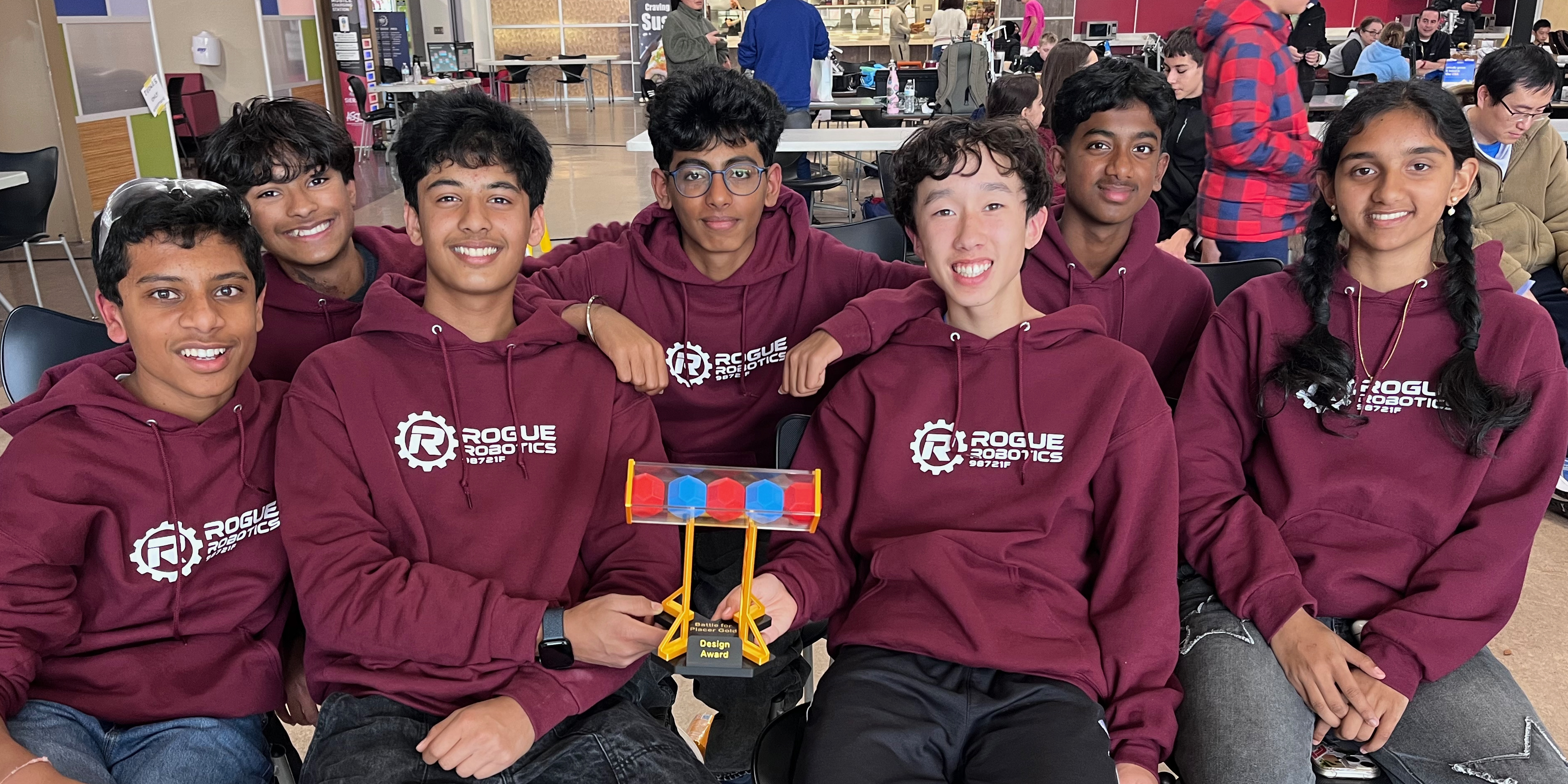 Rogue Robotics robot on the field